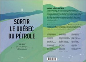 Impression du livre Sortir le Québec du pétrole